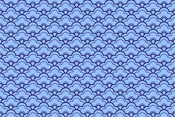 Fototapeta premium Japanese seamless pattern for wallpaper background fabric 