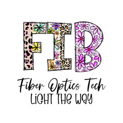 Fiber Optics Tech FIB Light The Way Colorful Design