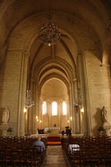Obraz premium Choeur de l'abbaye de Fontevraud. France