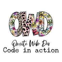 OWD Onsite Web Dev Code in Action Colorful Design