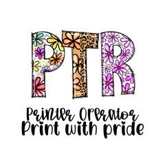 PTR Design Print with Pride Colorful Floral and Leopard Print Design