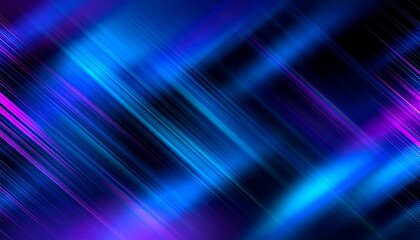 Fototapeta premium Abstract technology background. Motion energy blur with dust, grain, digital noise background. Glowing backdrop. Blue, purple black gradient. Abstract blur for web website banner background.