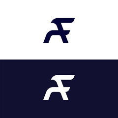 Creative AF Letter Business Logo Design Alphabet Icon Vector Symbol