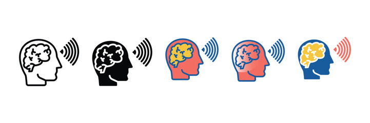 Vital Echo Icon Set Multiple Style Collection