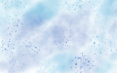 Hand drawn abstract background blue and purple watercolor pastel design
