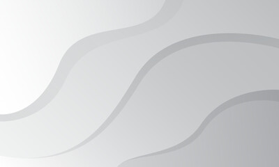 Abstract white and gray wave background. Eps10 vector
