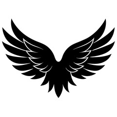 Obraz premium eagle with wings vector