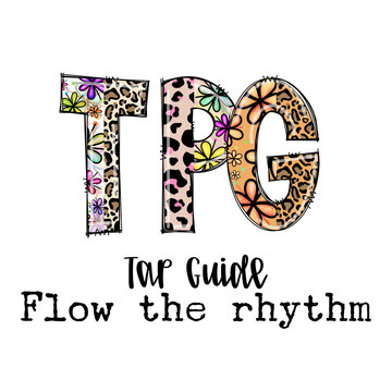 TPG Flow the rhythm Tour Guide Design with Leopard and Flower Patterns