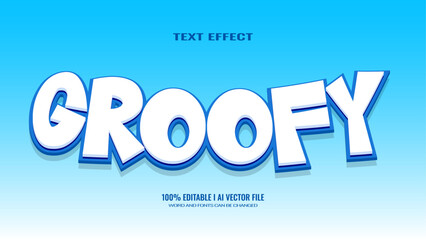 3D text effect, editable text