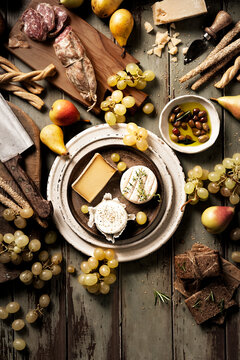 cheese and cured meat board