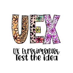 UX Experiment Test the Idea Colorful Design