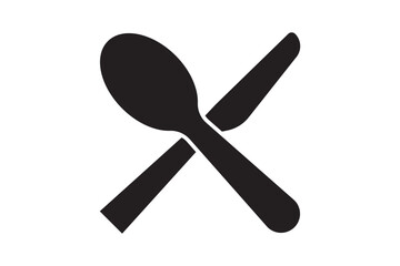 Tableware thin line icon set of fork, knife, spoon. Logotype menu. Cutlery and crockery sign. Flat style eating utensils symbol collection. Cutlery icon. restaurant business concept eps 10