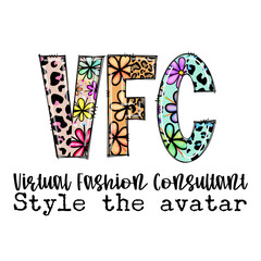 Virtual Fashion Consultant Style the Avatar Colorful Design