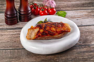 Roasted duck breast fillet meat
