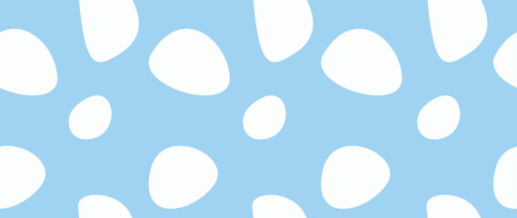 Vector flat background. Minimalistic, bright and trendy abstract polka dot pattern. Perfect for screensaver, poster, card, invitation or home decor.