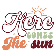 Summer Retro SVG Design, Beach Vector