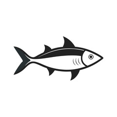 Herring Fish With Vector Outline Element