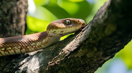 snake in the tree