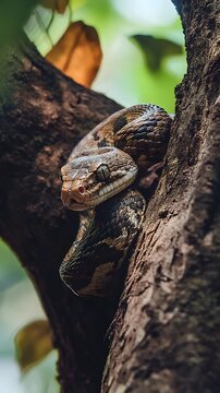 snake in the tree