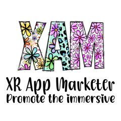 XR App Marketer Promote the Immersive Experience with Flowers Design