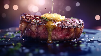 Sizzling Steak: Gourmet Food Photography for Restaurant Menus & Culinary Websites