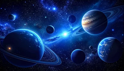 Foto auf Acrylglas Universum Outspace galaxy view or planet in space   © Spyartgraphic