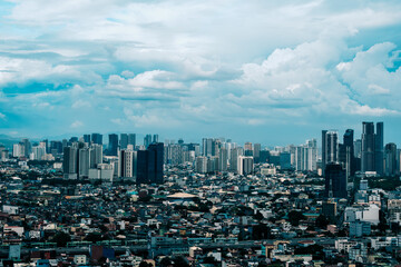 Fototapeta premium Manila Skyline, City Scape, Manila Buildings, Buildings, Building and Sky, City Image, City, Photo Buildings, Architecture Buildings, City Scape Manila, City Scape Philippines