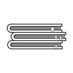 graduation line icon