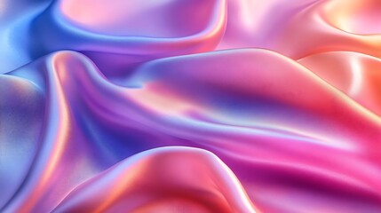 Obraz premium Iridescent Silk Drape with Abstract Texture.