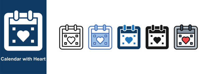  Calendar with Heart