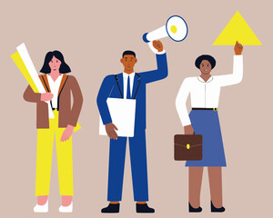 Business team collaboration success strategy teamwork leadership professional development and growth concept