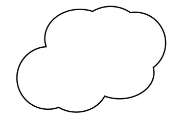 Fluffy White Clouds on Clear Blue Sky