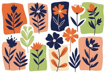 seamless pattern with autumn leaves