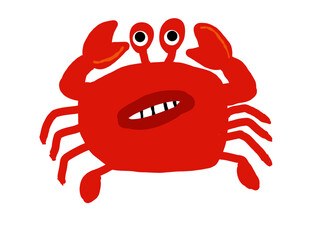 red crab cartoon