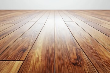  Glossy wooden floor with warm glow, clean surface, lines and rich grain texture create inviting and spacious interior view