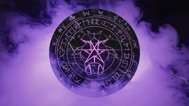 Ancient Rune Circle for Spell Casting
