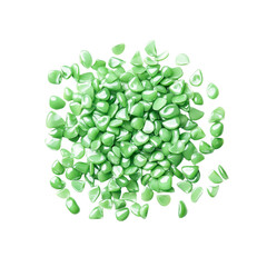 Pile of Light Green Polished Stones, Pebbles, or Gems