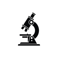 Microscope Focus shilhuette icon