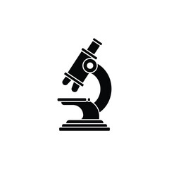 Microscope Focus shilhuette icon