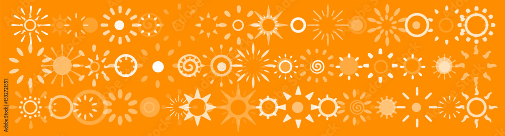 Aufkleber summer abstract pattern design for sunny themes, solar branding, cheerful creative projects with bea