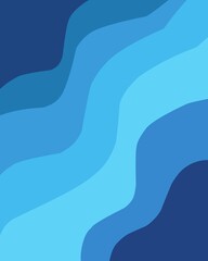 abstract blue wave background