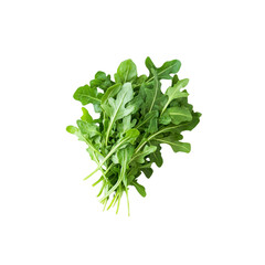 Fototapeta premium Fresh Bunch of Arugula, Rocket Salad, Close-up Studio Shot