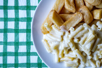 Classic Macaroni With Cheese Pasta Meal
