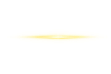 Yellow glow with a soft gradient, stretched horizontally on a transparent background.