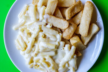 Classic Macaroni With Cheese Pasta Meal