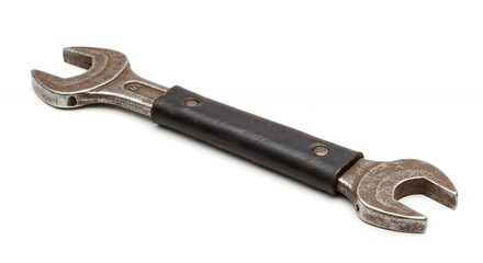 Obraz premium Adjustable wrench tool isolated on white background