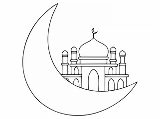 Continuous one line drawing R...