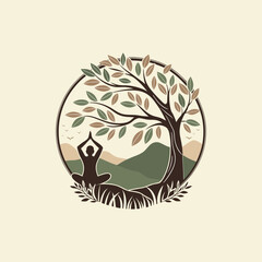 Yoga Logo vector design