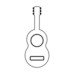 vector art of acoustic guitar