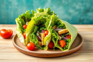 Fresh Veggie Lettuce Wraps